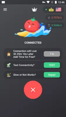 VPN Tomato android App screenshot 2